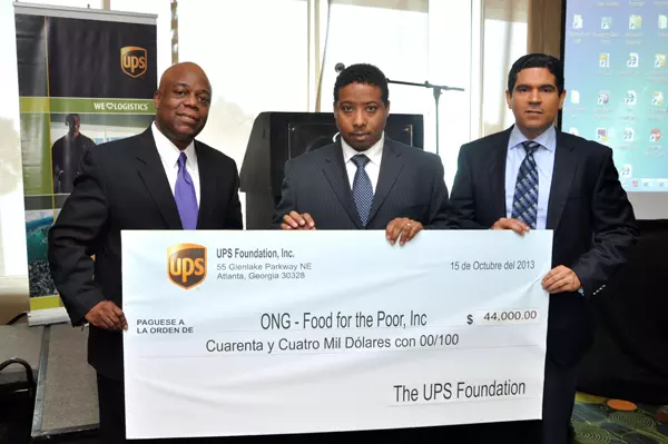 UPS Foundation dona 55 mil dolares a Food For the Poor