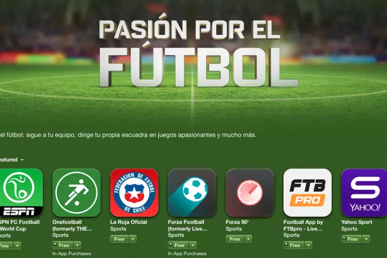 Sigue la pasión del Mundial de Fútbol con tu iPhone o iPad